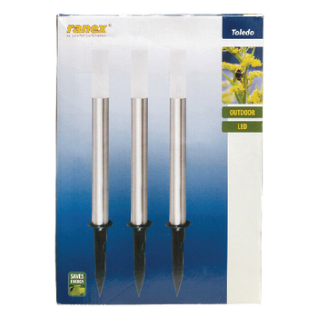 RA-5000374 Led tuinlamp met spies 3000 k Verpakking foto